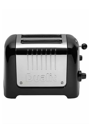 Тостер Dualit Lite на 2 ломтика с нагревательной подставкой (Gloss Black)