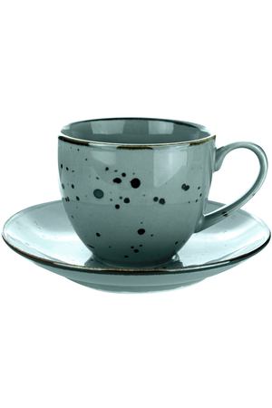 Чашка с блюдцем Porcelana Bogucice Alumina Tiffany 0,3 л 16 см