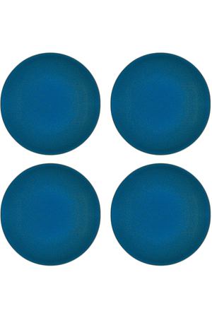 Набор тарелок Top Art Studio Океанская синь 25 см 4 шт