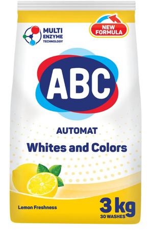 Порошок ABC для стирки белья Лимон 3 кг