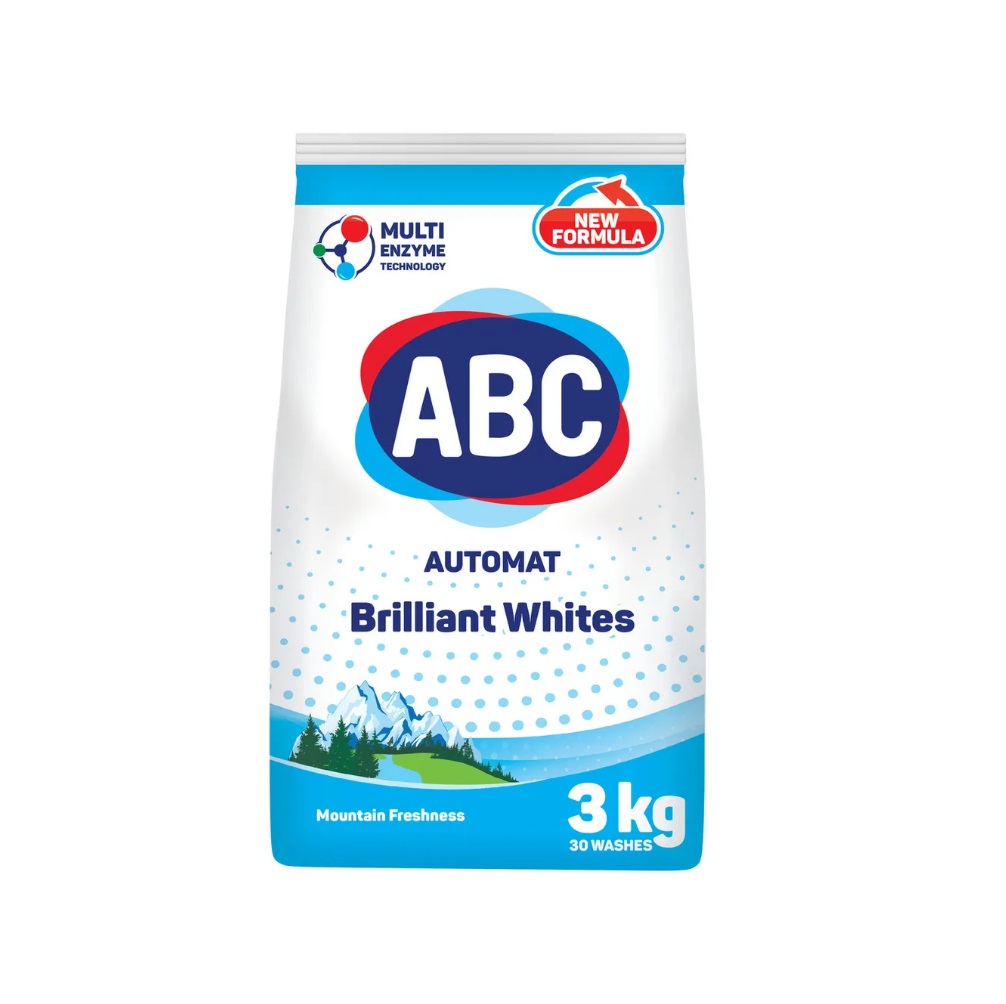 Где купить Порошок ABC для ручной стирки белья Свежесть гор 3 кг Abc 