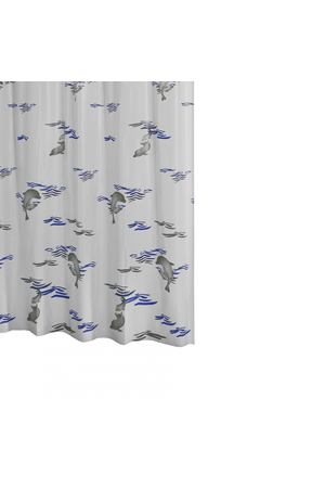 Штора для ванной Ridder Delphin синий/голубой 180x200 см