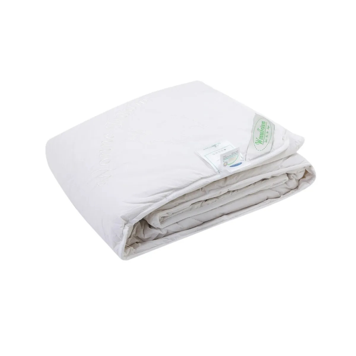 Где купить Одеяло шерстяное Wonne Traum белое 200х220 см (2709-26241) Wonne Traum 