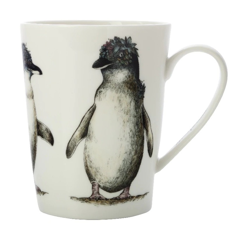 Где купить Кружка Maxwell & Williams 0,45 л пингвины цветной Без бренда 