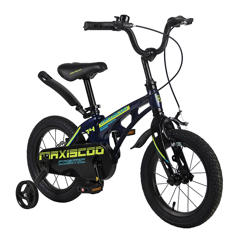 Где купить Велосипед детский Maxiscoo Cosmic Стандарт Плюс 14 синий перламутр Maxiscoo 