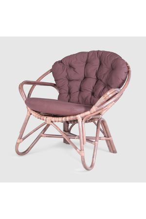 Кресло Rattan grand Comfort с подушкой medium brown