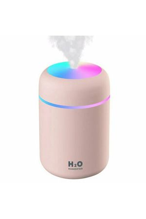 Увлажнитель воздуха с подсветкой H2O розовый