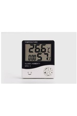 Часы-будильник электронные "Бируни", термометр, гигрометр, 10 х 10 см