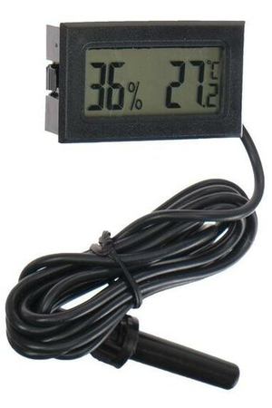 Термометр, гигрометр цифровой, ЖК-экран, провод 1.5 м