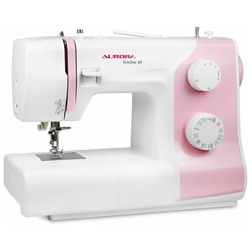 Где купить Швейная машина Aurora SewLine 40, розовый Aurora 