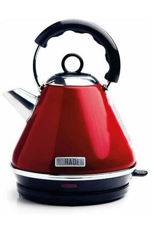 Чайник Haden SF017, красный (Haden Boston Cordless Kettle - Electric Pyramid Fast Boil Kettle, 3000W, 1.7 Litre, Metallic Red - SF017)