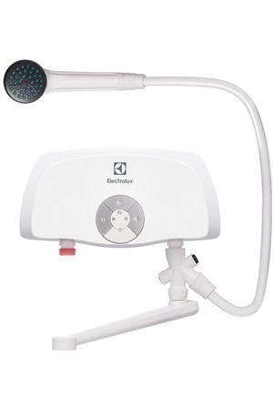 Проточный электрический водонагреватель Electrolux Smartfix 2.0 5.5 TS, душ+кран, белый