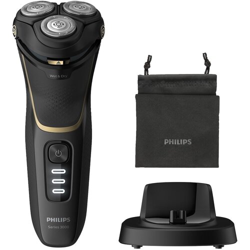 Где купить Электробритва Philips S3333 Shaver 3300, black Без бренда 
