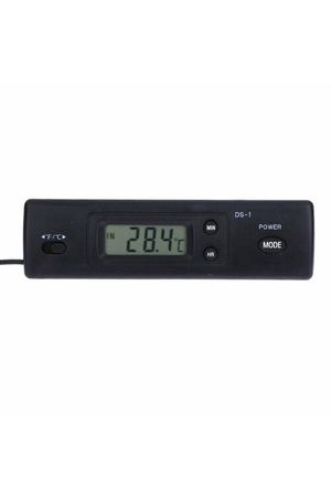 Термометр с часами внутренний/наружный датчик
