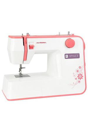 Швейная машина Aurora STYLE 3, бело-розовый