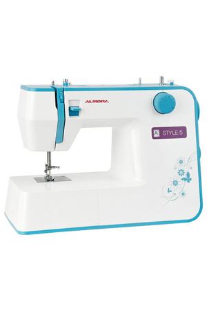 Швейная машина Aurora STYLE 5, бело-голубой
