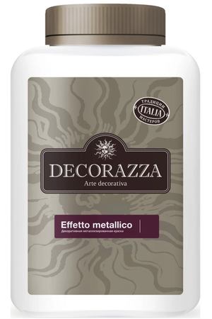 Краска декоративная металлизированная Decorazza metallico bianco em 103. 1 л