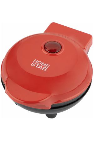 Вафельница HomeStar HS-2040, 500Вт, венская вафля, красная
