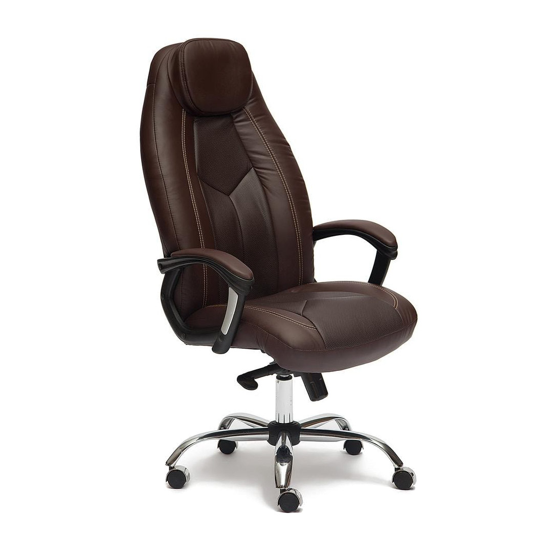 Где купить Кресло компьютерное TC темно-коричневый 141х67х50 см (9816) TC 