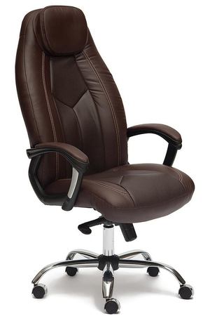 Кресло компьютерное TC темно-коричневый 141х67х50 см (9816)
