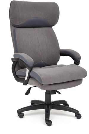 Кресло ТС 70х48х129 см флок/ткань серый/серый