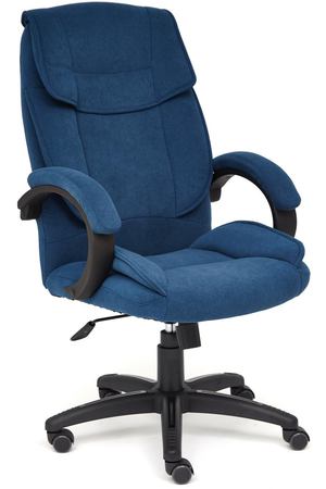 Кресло ТС 65х53х129 см флок синий