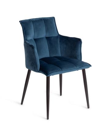Кресло TC Saskia 55х61х85 см синий/черный