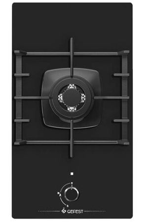Газовая варочная панель GEFEST ПВГ 2001, цвет панели черный, цвет рамки черный
