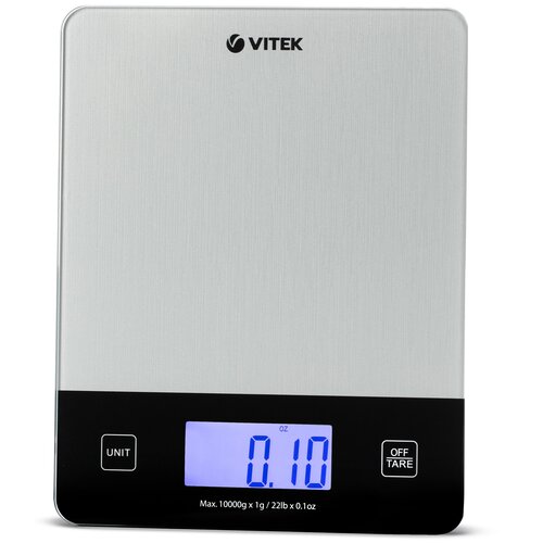 Где купить Кухонные весы VITEK VT-8010, серый Vitek 