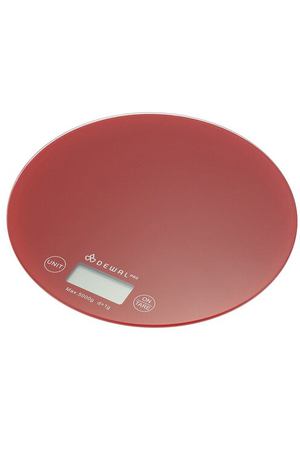 Весы электронные Dewal NS003red красные, 5 кг