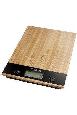 Кухонные весы MARTA MT-1639, бамбук