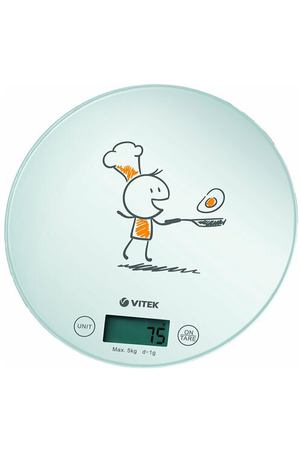Кухонные весы VITEK VT-8018, белый
