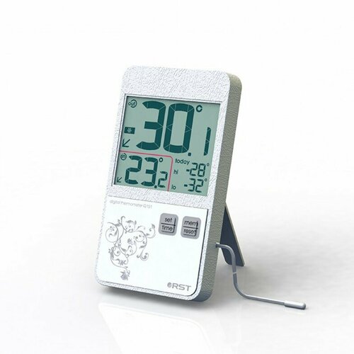 Где купить Электронный термометр RST Q151 с выносным сенсором , в стиле iPhone , белый Rst 