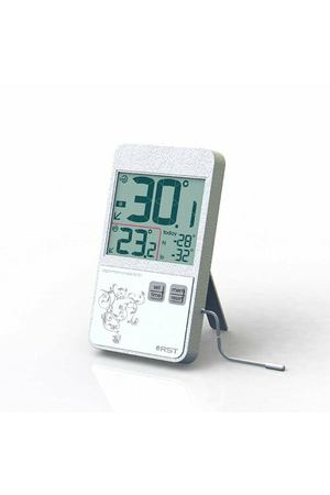Электронный термометр RST Q151 с выносным сенсором , в стиле iPhone , белый