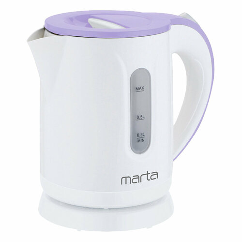 Где купить MARTA MT-4637 белый/лиловый чайник Marta 