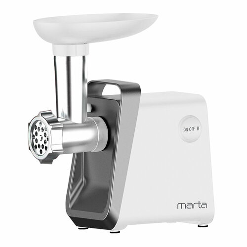 Где купить Мясорубка MARTA MT-MG2028A белый/серебро Marta 
