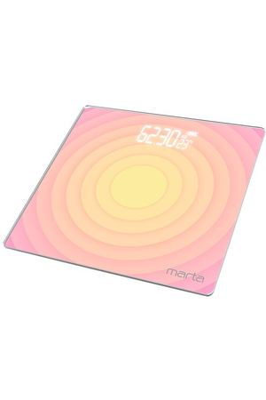 Весы электронные MARTA MT-SC3603, желто-розовый