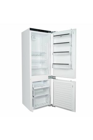 Встраиваемый двухкамерный холодильник DeLonghi DCI 17NFE BERNARDO, белый, объем 235 л, Антибактериальное покрытие, Frost Free, Сенсорное управление