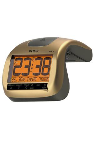 Часы с термометром RST 88118, золотой