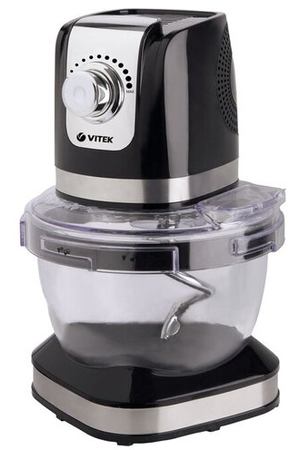 Кухонная машина VITEK VT-1434, 1000 Вт, серебристый/черный