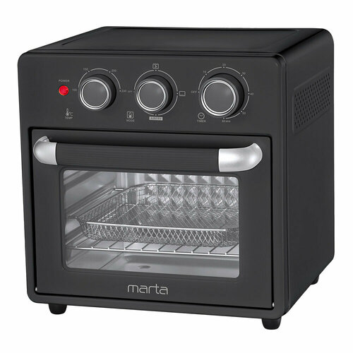 Где купить MARTA Мини-печь MARTA MT-EO4296A (20 литров, аэрогриль+конвекция) черный жемчуг Marta 