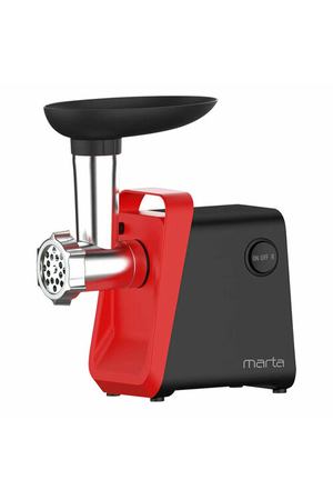Мясорубка MARTA MT-MG2028A черный/красный