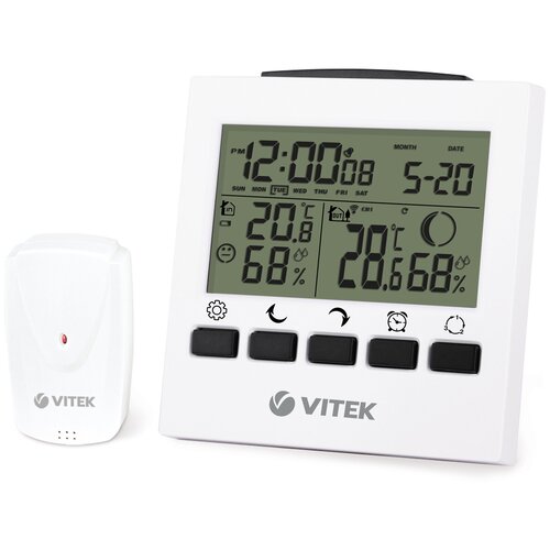 Где купить Метеостанция VITEK VT-6413, белый Vitek 