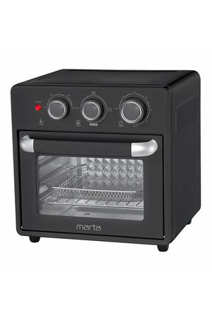 MARTA Мини-печь MARTA MT-EO4296A (20 литров, аэрогриль+конвекция) черный жемчуг