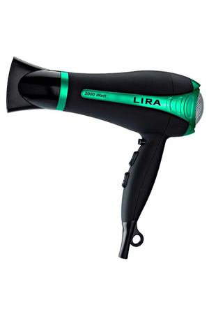 Фен Lira LR 0702, черный/зеленый