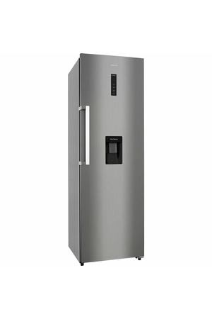 Холодильник HIBERG i-RF 40D S, однокамерный, инвертор, No Frost, общий объем 384 л, диспенсер для воды, зона свежести, высота 185 см, серебристый