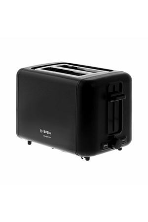 Тостер Bosch TAT3P423, 970 Вт, 5 режимов прожарки, 2 тоста, чёрный