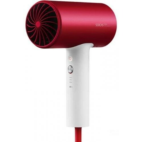 Где купить Фен для волос Soocas H5 Anion Hair Dryer (Red) CN без диффузора Soocas 