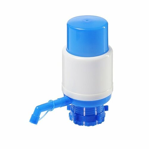 Где купить Помпа для воды Luazon Home механическая, средняя, под бутыль от 11 до 19 л, голубая Luazon 