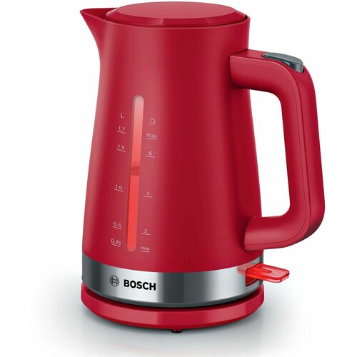 Где купить Чайник электрический Bosch TWK4M224 1.7л. красный Bosch 